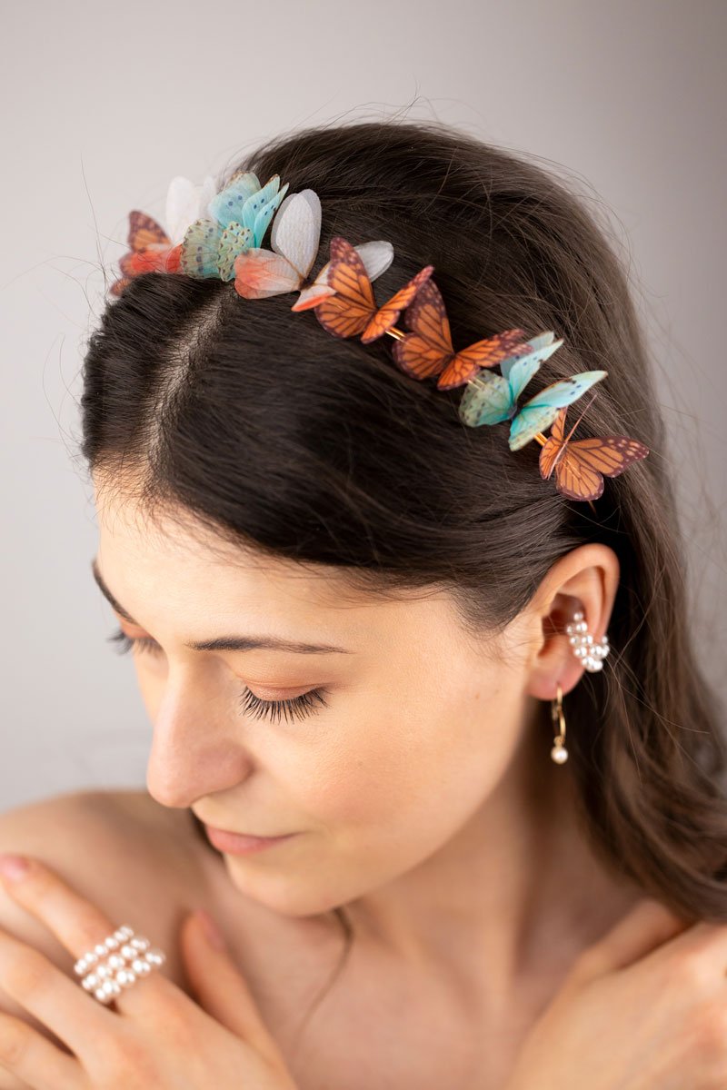 Butterfly Hair Crown Oana Savu Butterfly Hair Crown - Image 3