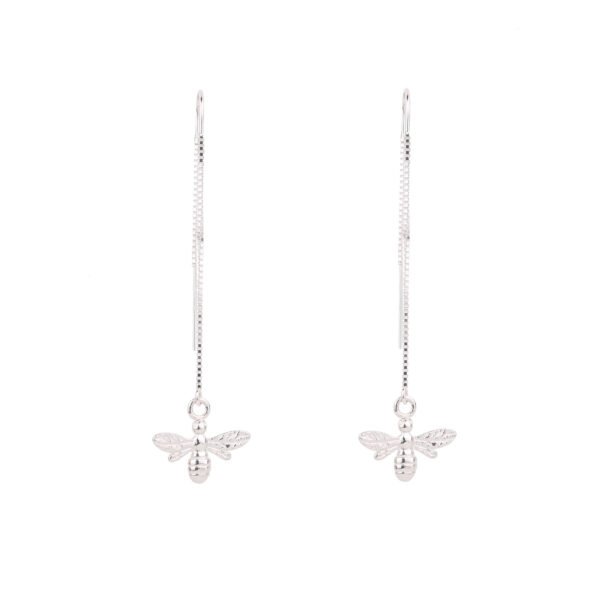 Sterling Silver Bee earrings, inspired by nature with a touch of romance.