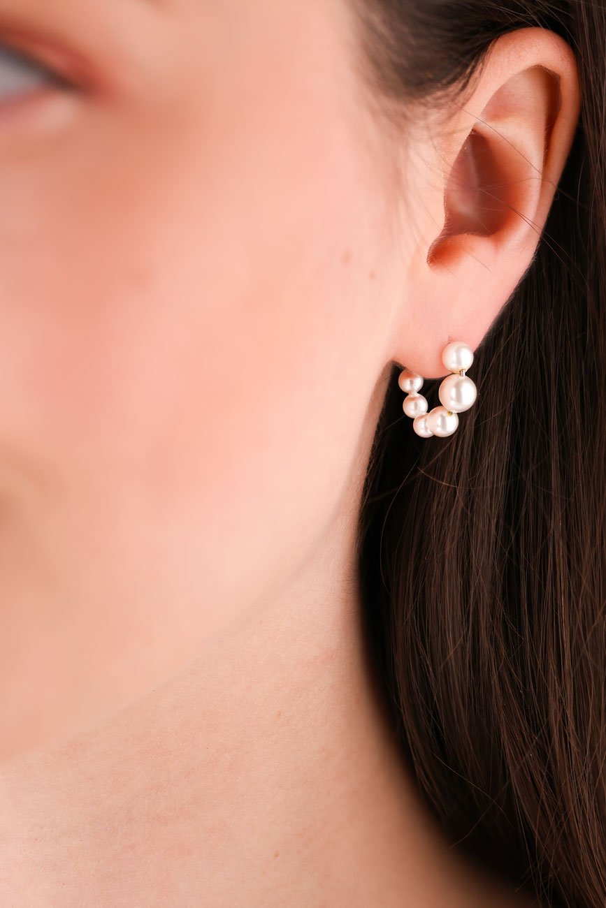 Little Pearls Hoops Oana Savu Little Pearls Hoops - Image 3