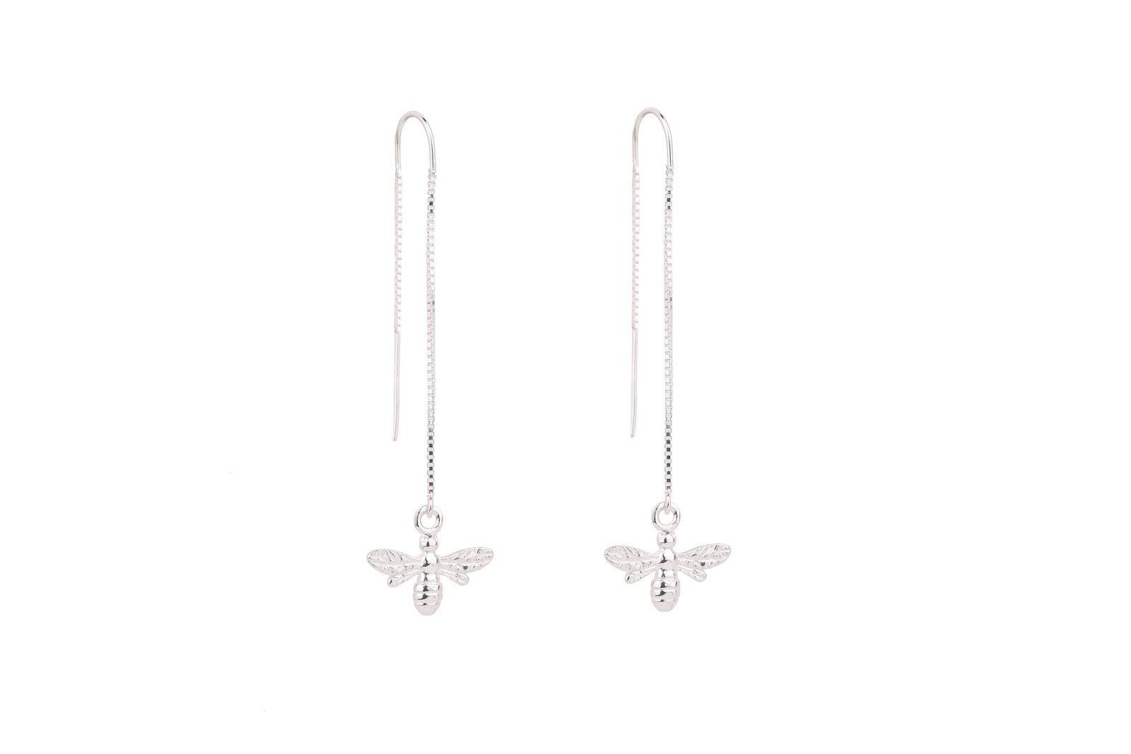 Swing Delights - Silver Bee Oana Savu Sterling Silver Bee earrings, inspired by nature with a touch of romance.