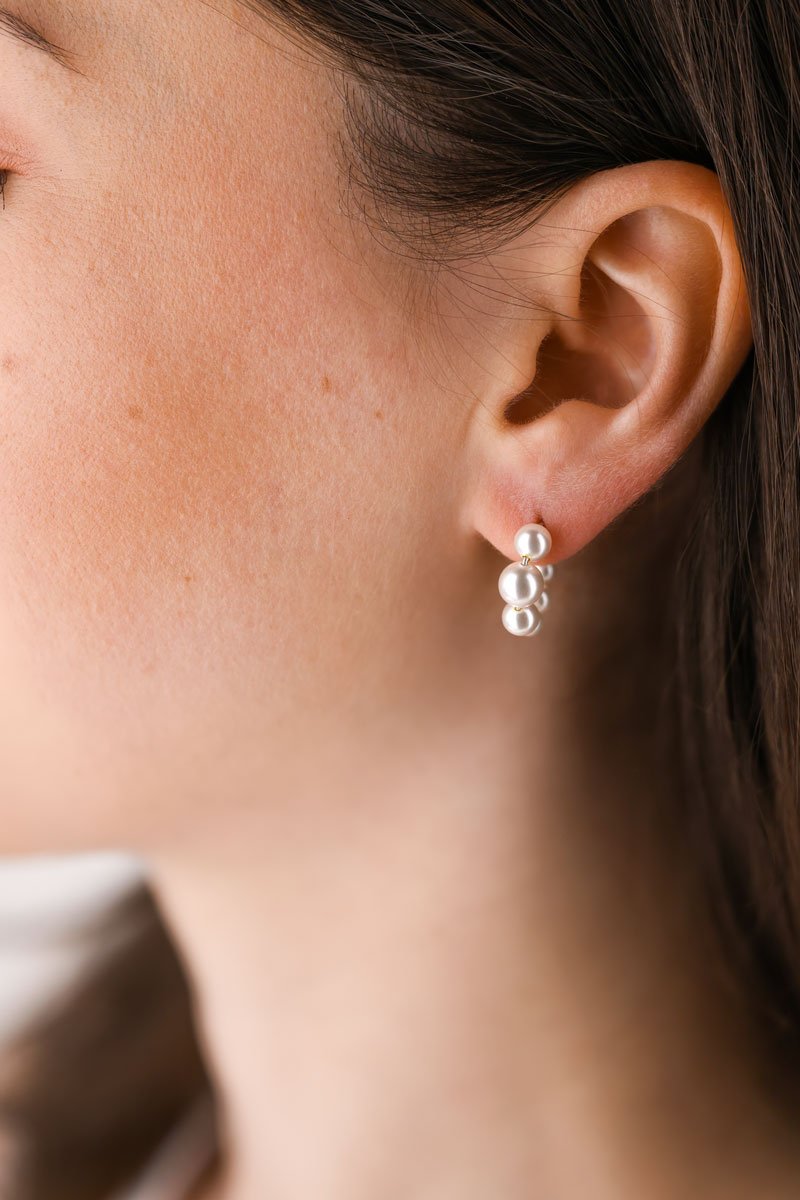 Little Pearls Hoops Oana Savu Little Pearls Hoops - Image 4