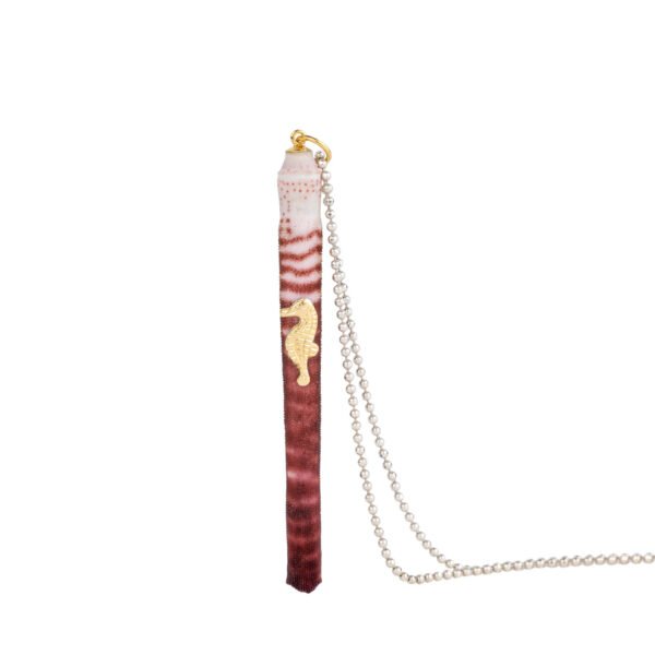 sea urchin necklace oana savu silver and 14k goldfilled charm