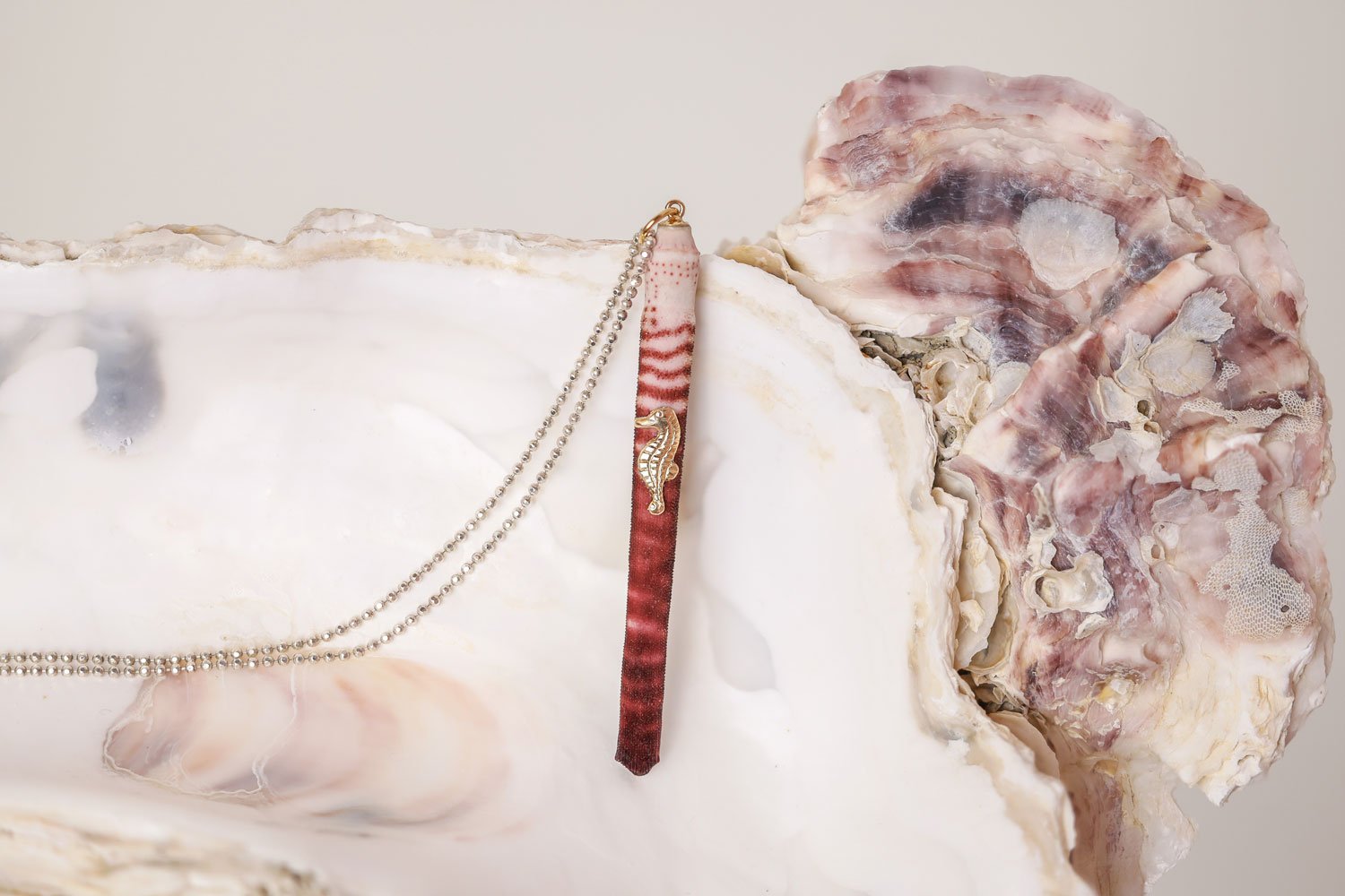 Sea Urchin Spine Necklace with Charm Oana Savu Sea Urchin Spine Necklace with Charm - Image 2