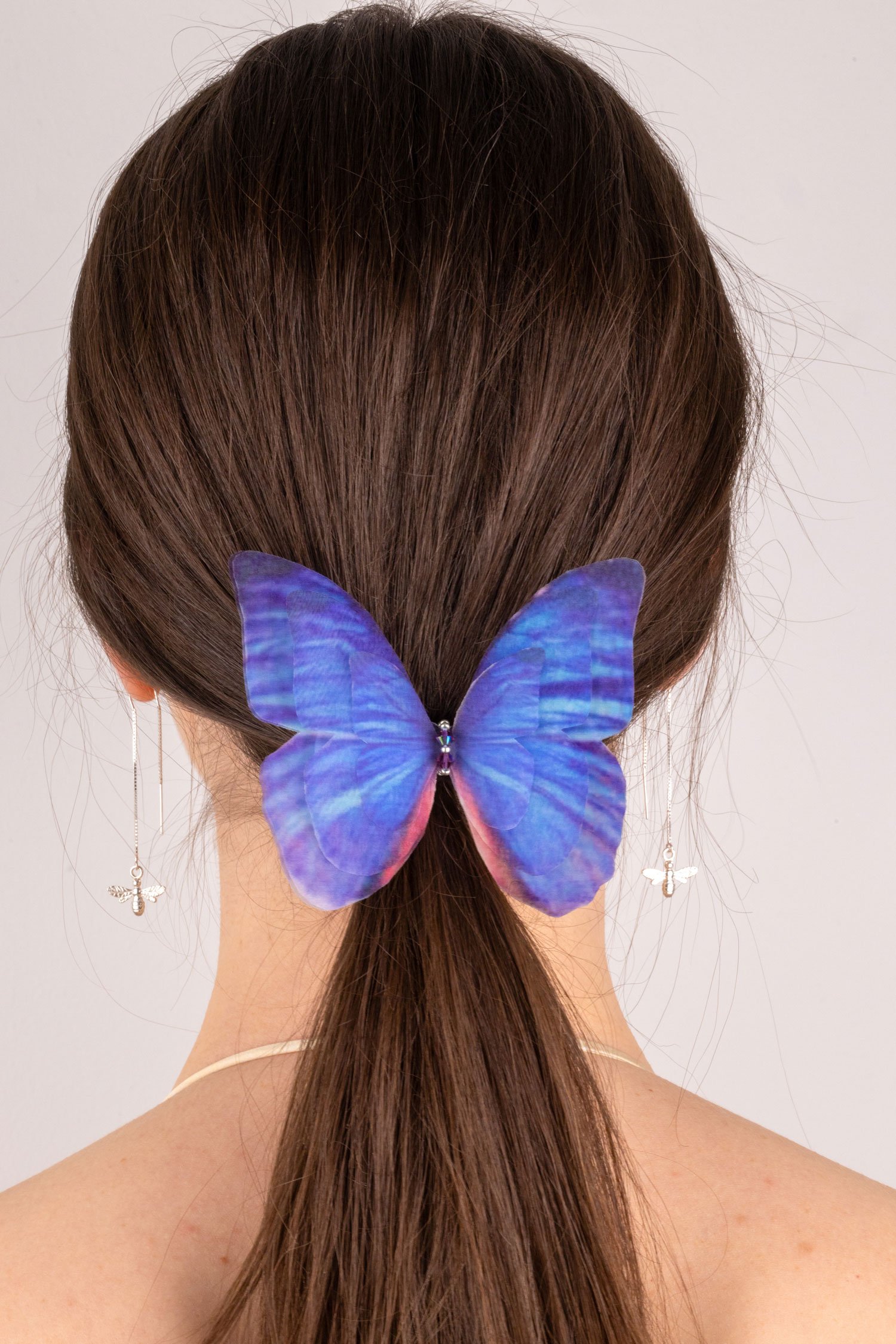 Butterfly Hair Clip - Dark Blue Oana Savu Butterfly Hair Clip - Dark Blue - Image 8