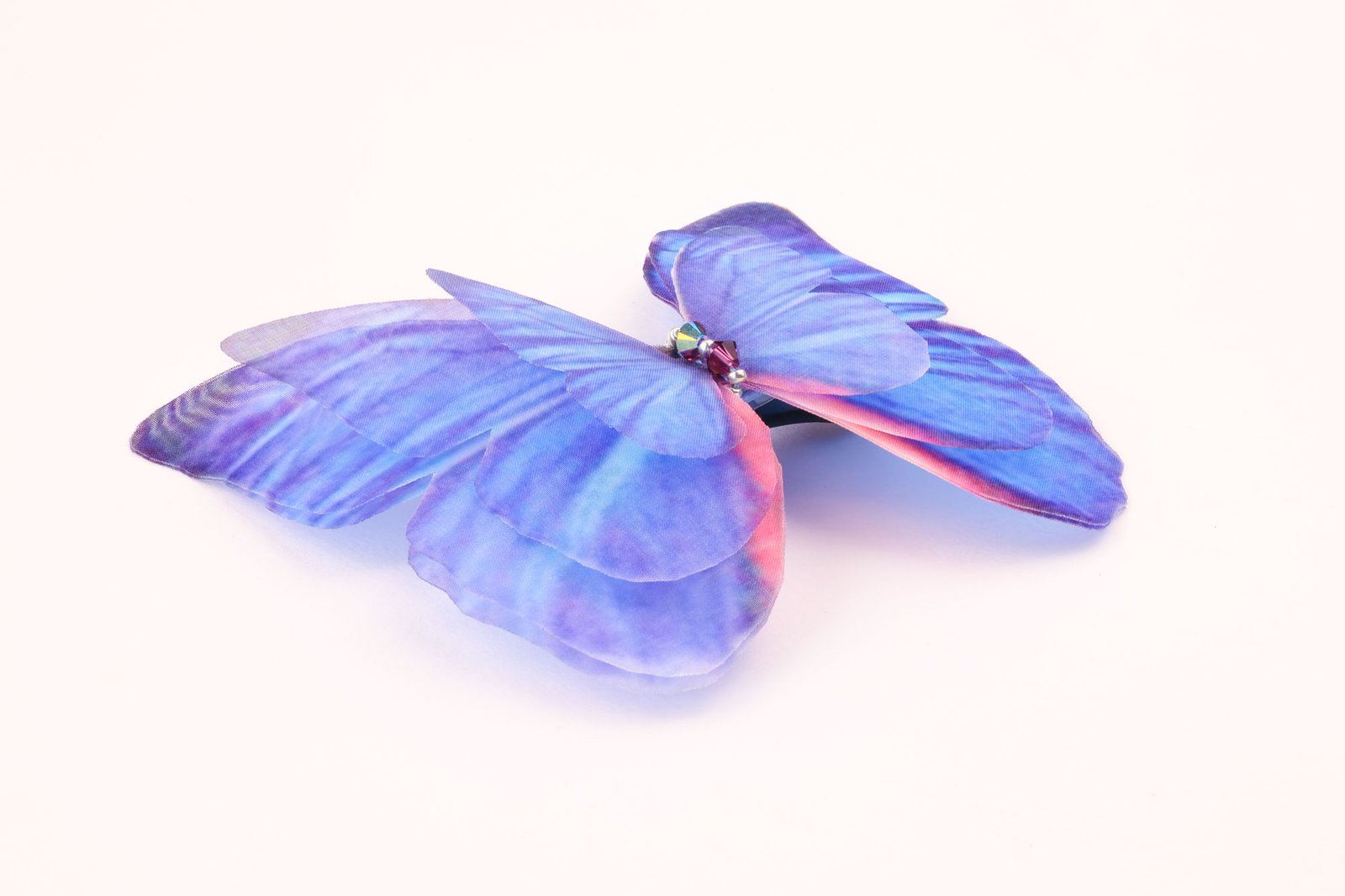 Butterfly Hair Clip - Dark Blue Oana Savu Butterfly Hair Clip - Dark Blue - Image 3