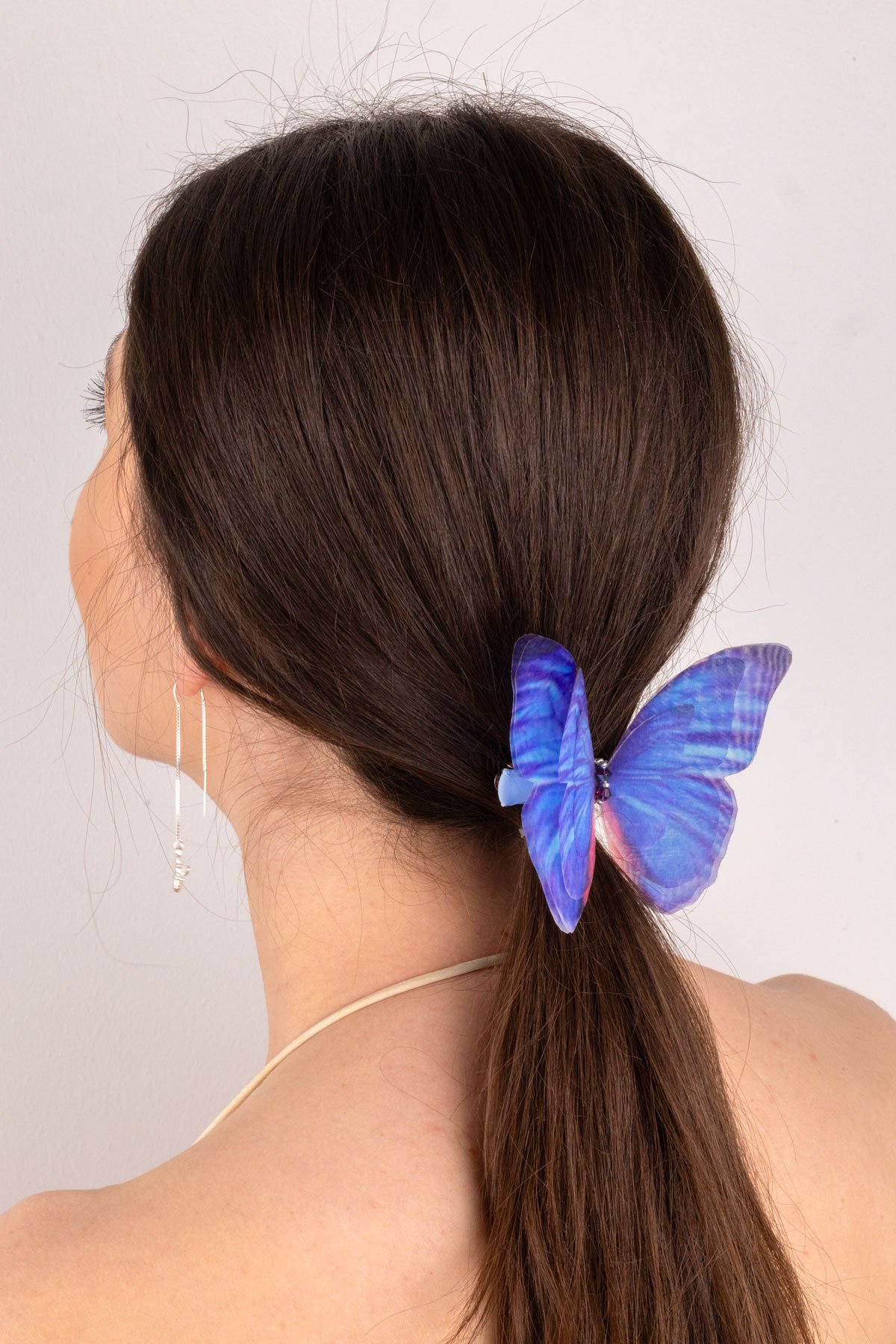 Butterfly Hair Clip - Dark Blue Oana Savu Butterfly Hair Clip - Dark Blue - Image 7