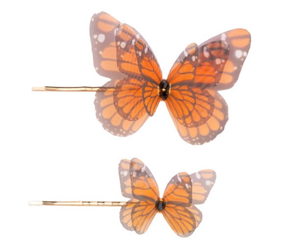 Shop Oana Savu Butterfly Bobby Pin Duo - Monarch