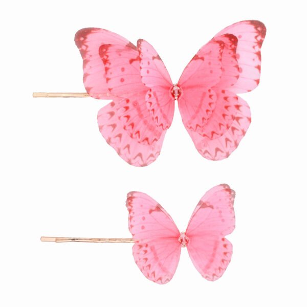 Shop Oana Savu Exquisite handcrafted silk butterfly bobby pin, a luxurious hair accessory for elegant styling designed by oana savu