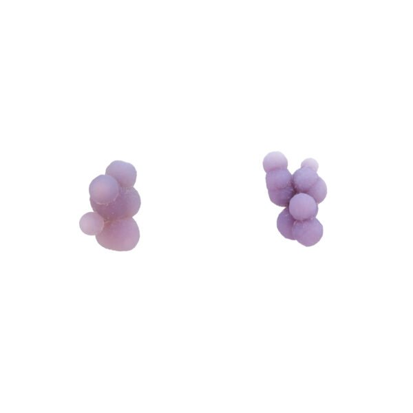 Shop Oana Savu Natural grape agate earrings with soft purple clustered stones, handmade and unique—ideal for crystal jewelry lovers, handmade by oana savu