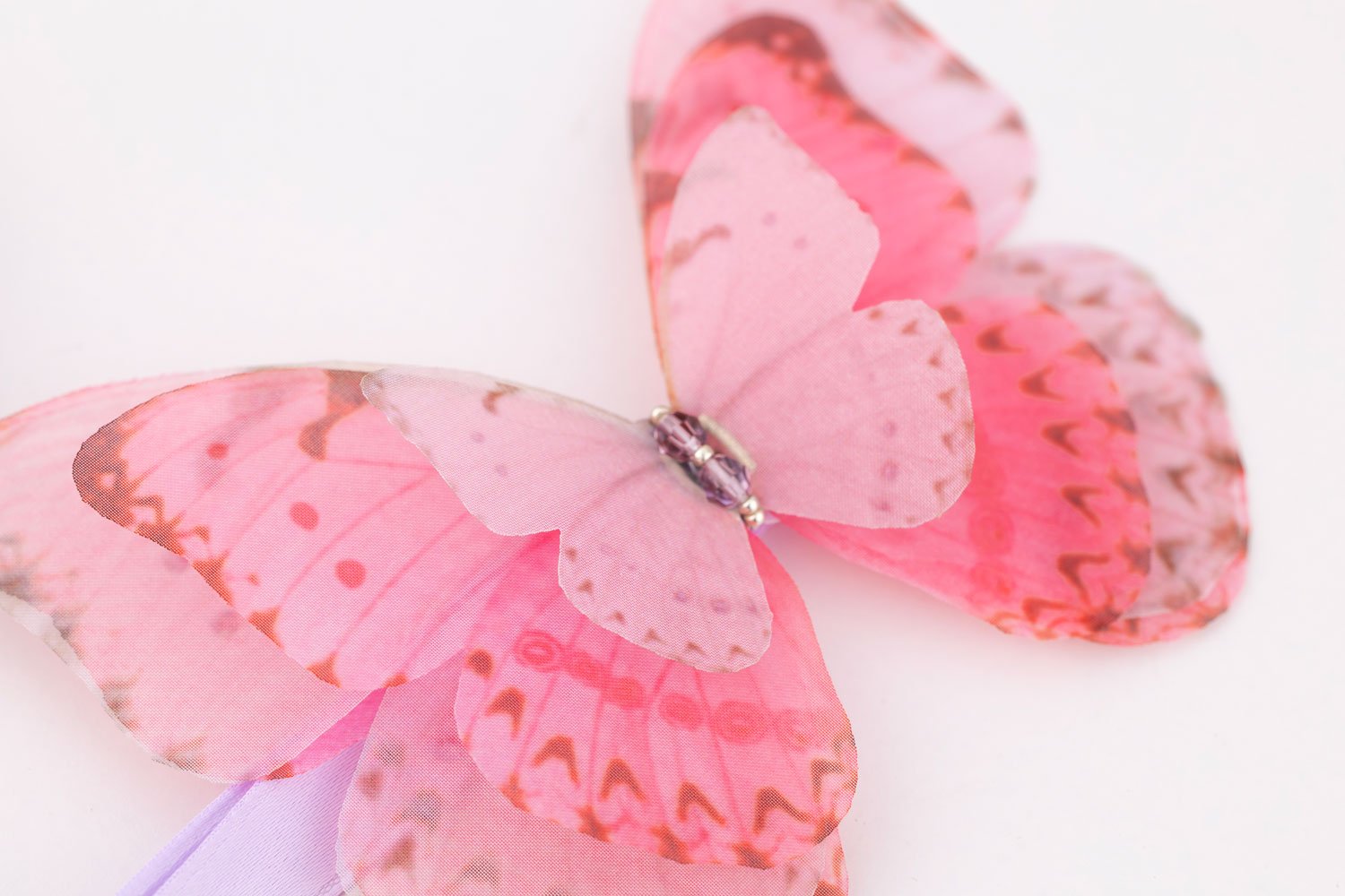 Butterfly Ribbon Tie - Lilac Oana Savu Butterfly Ribbon Tie - Lilac - Image 4