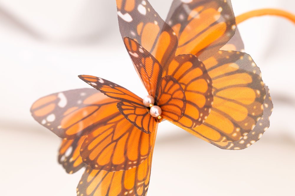 Butterfly Fascinator - Monarch Oana Savu Butterfly Fascinator - Monarch - Image 3