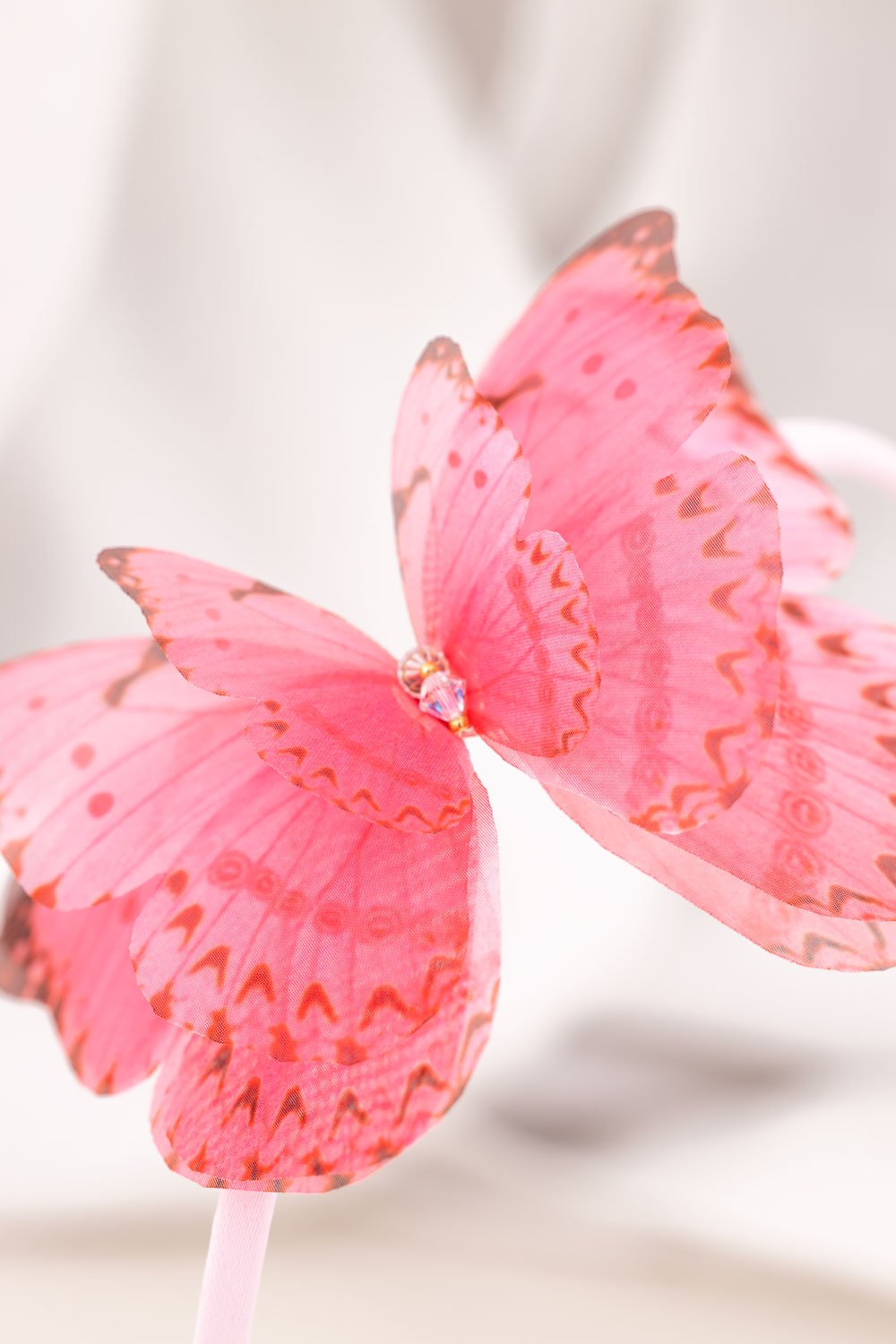 Butterfly Fascinator - Pink Oana Savu Butterfly Fascinator - Pink - Image 2