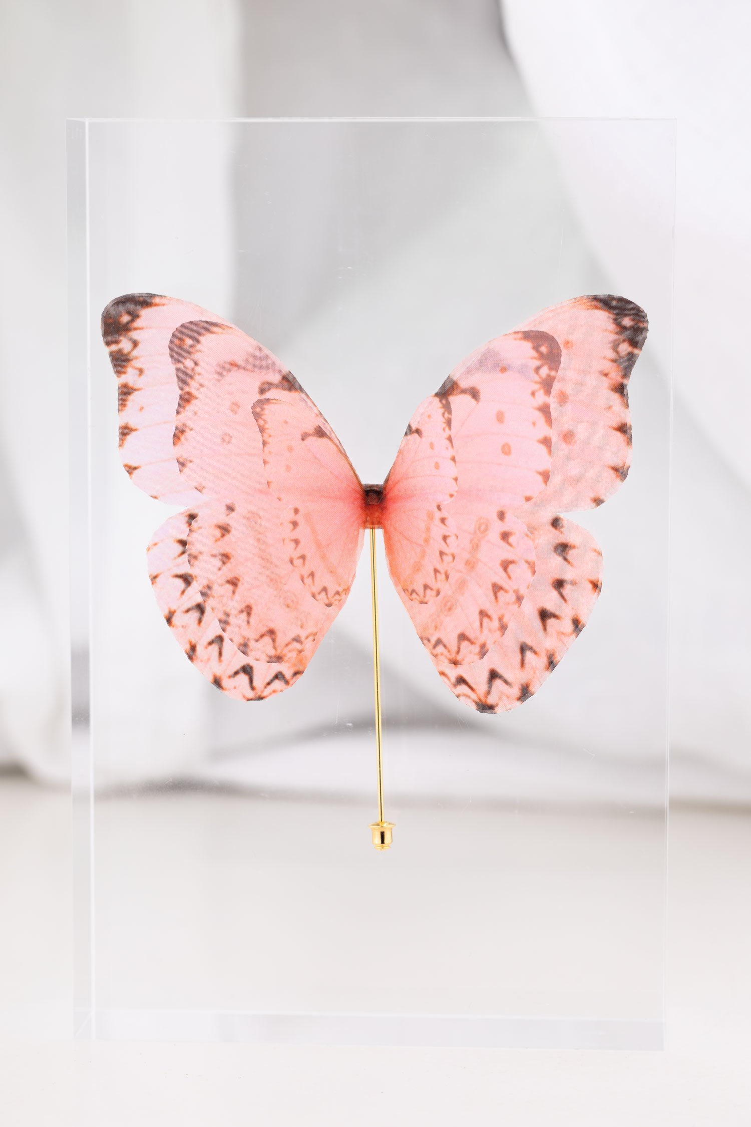 Butterfly Brooch - Dusty Pink Oana Savu Butterfly Brooch - Dusty Pink - Image 4