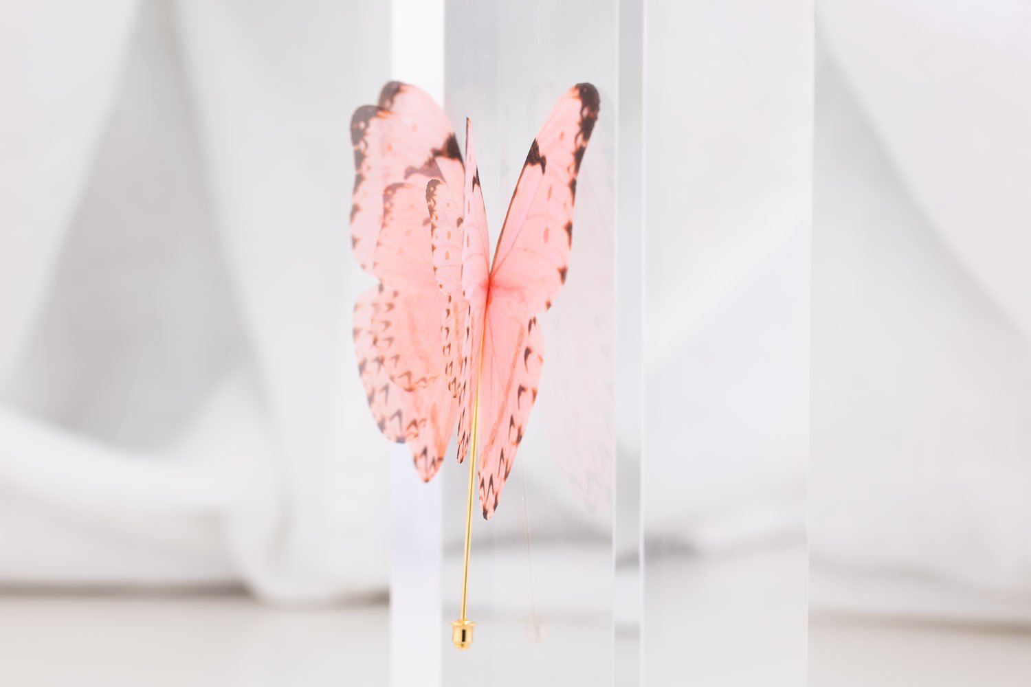 Butterfly Brooch - Dusty Pink Oana Savu Butterfly Brooch - Dusty Pink - Image 6