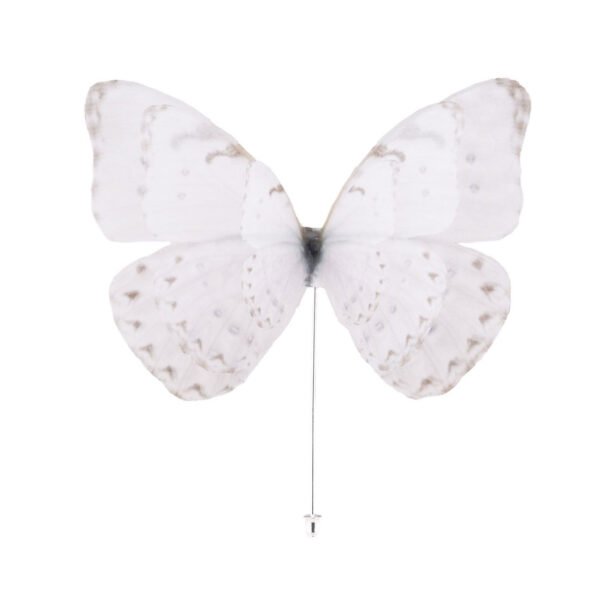 Butterfly Brooch - Off White