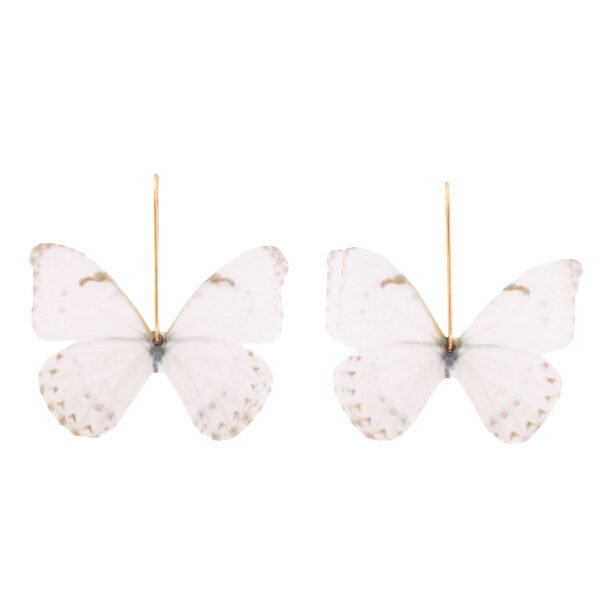Butterfly Earrings - Off White