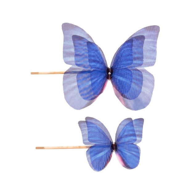 Home Oana Savu Blue hair pin set, handmade hair jewellery for women, versatile bridal hair pins, secure grip hair accessories, wedding festival gift idea for her, jewelry design by oana savu