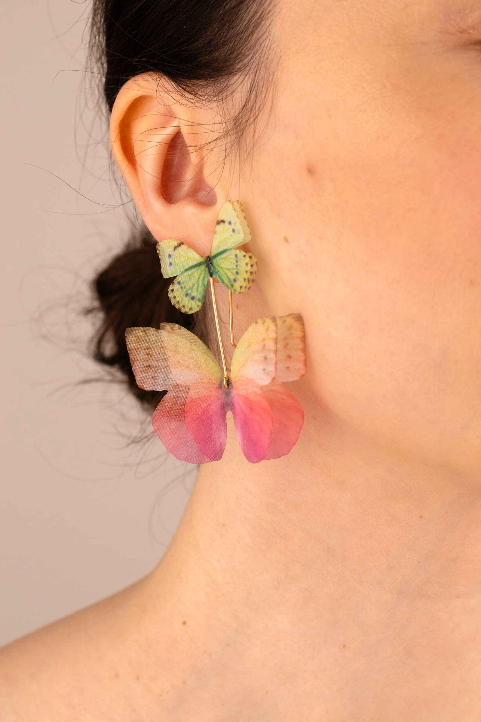 Butterfly Earrings - Rainbow Oana Savu Butterfly Earrings - Rainbow - Image 3