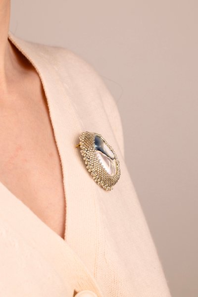 Nautilus Brooch - Silver Oana Savu Nautilus Brooch - Silver - Image 7